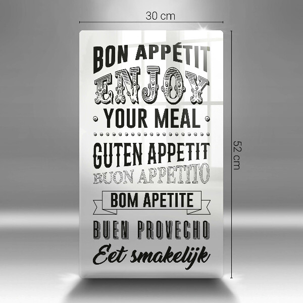 Cutting board Inscription to the kitchen, sentence