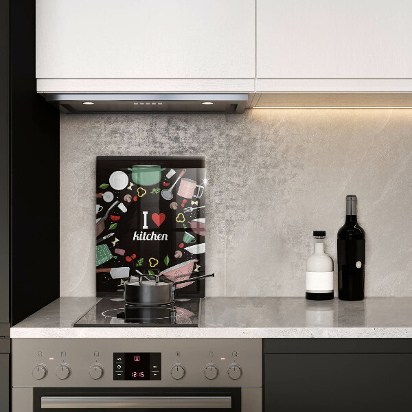 Cutting board Illustration I Love Kitchen