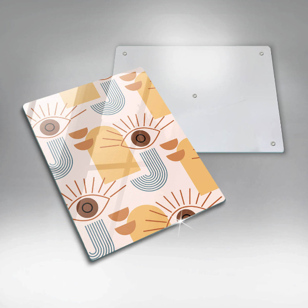 Cutting board Boho pattern eyes