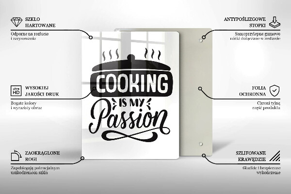 Cutting board Cooking is my passion