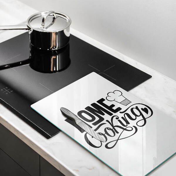 Cutting board Home Cooking inscription