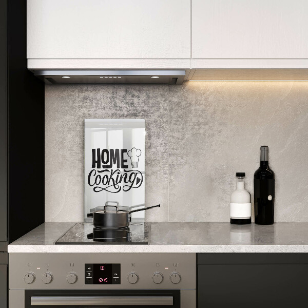 Cutting board Home Cooking inscription