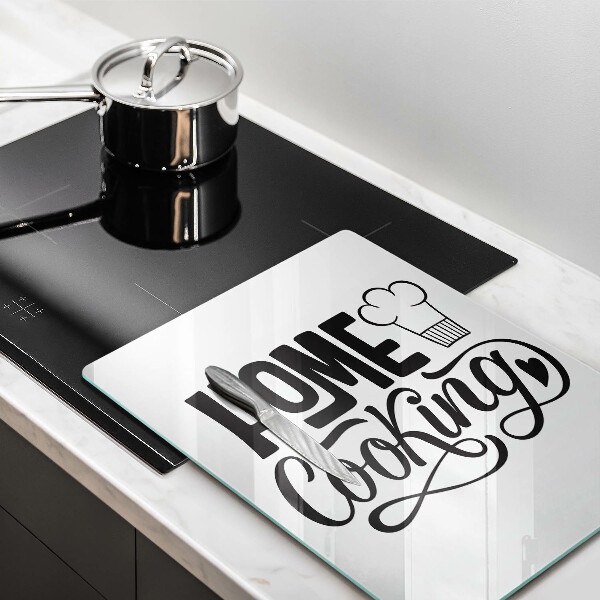 Cutting board Home Cooking inscription