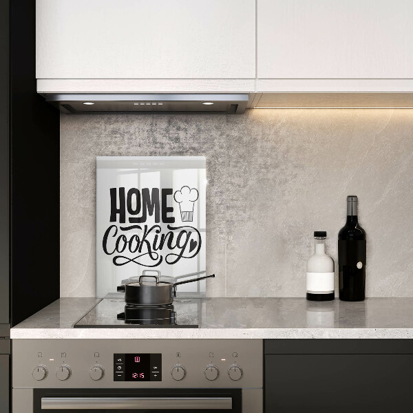 Cutting board Home Cooking inscription