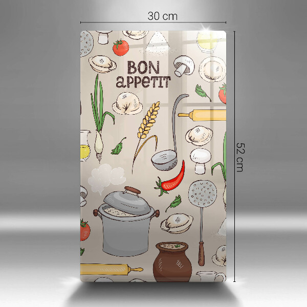 Glass worktop saver Kitchen illustration