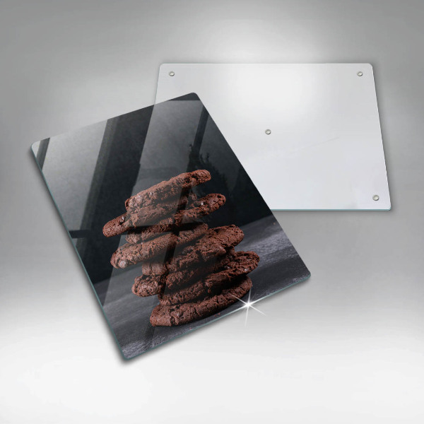 Glass worktop saver Chocolate cookies