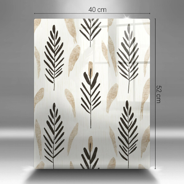 Glass worktop saver Boho plants