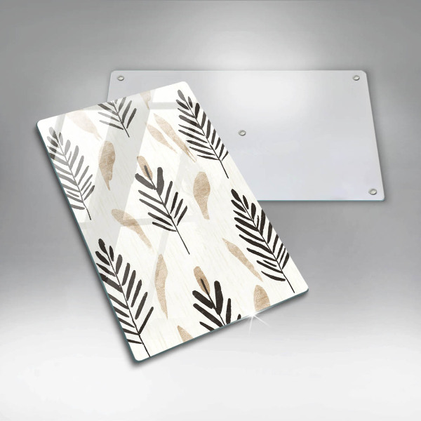 Glass worktop saver Boho plants