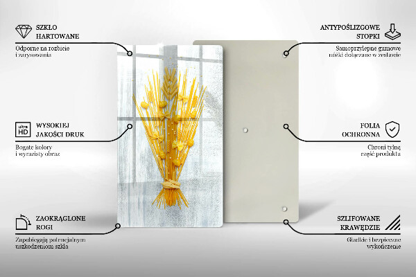 Glass worktop saver Pasta