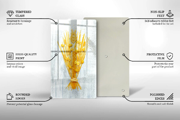 Glass worktop saver Pasta