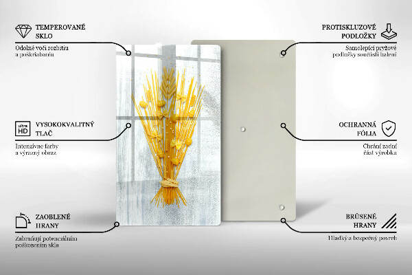 Glass worktop saver Pasta