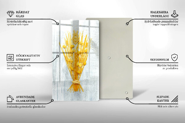 Glass worktop saver Pasta