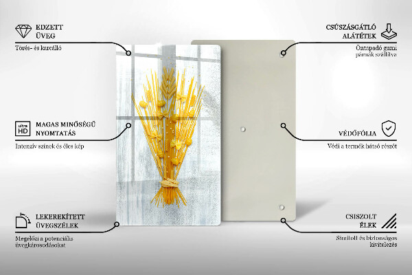 Glass worktop saver Pasta