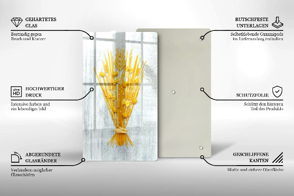 Glass worktop saver Pasta