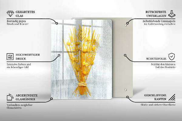 Glass worktop saver Pasta