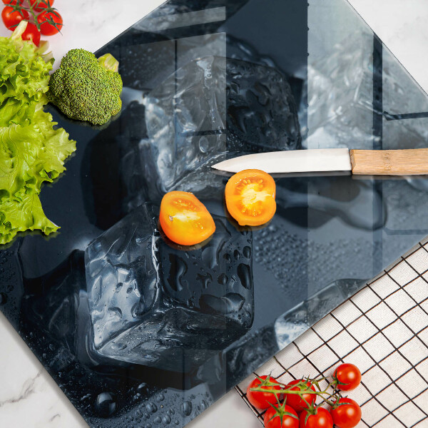 Glass worktop saver Cold ice cubes