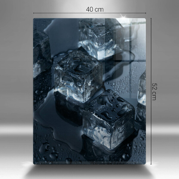 Glass worktop saver Cold ice cubes