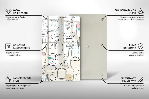Glass worktop saver Kitchen accessories
