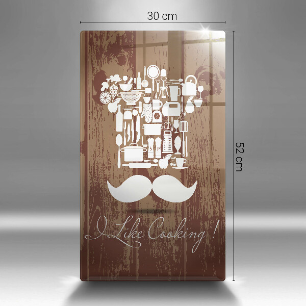 Glass worktop saver Inscription and like cooking