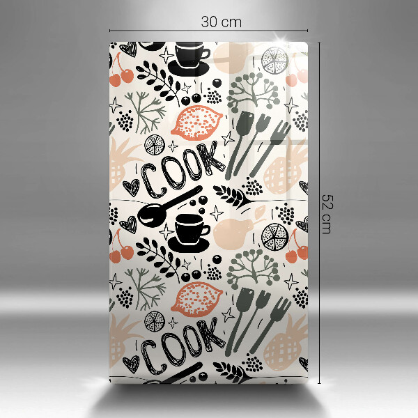 Glass worktop saver Drawing kitchen theme