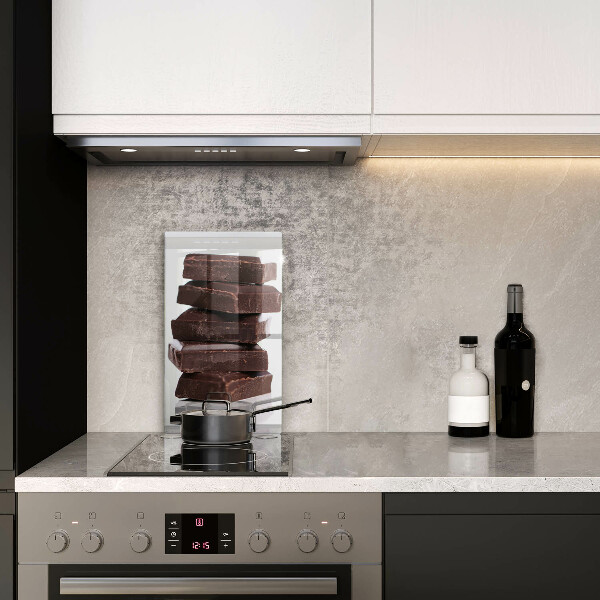 Glass worktop saver Chocolate squares