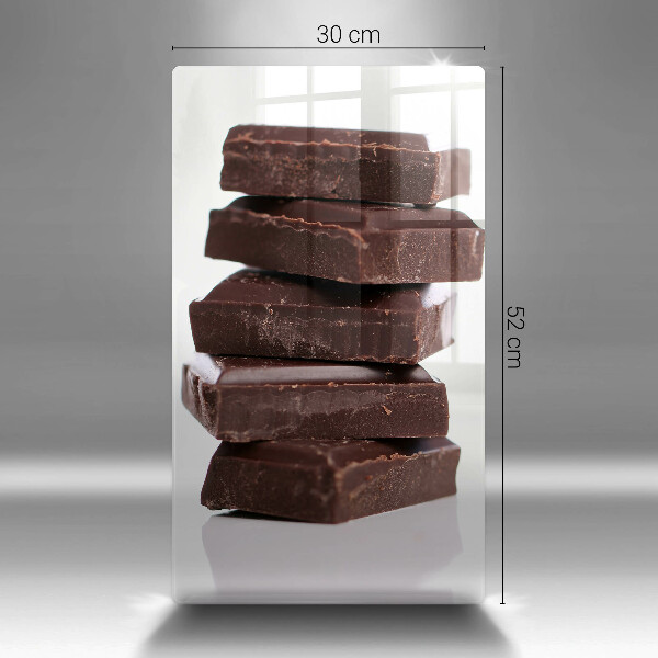 Glass worktop saver Chocolate squares