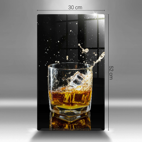 Glass worktop saver A glass of whiskey