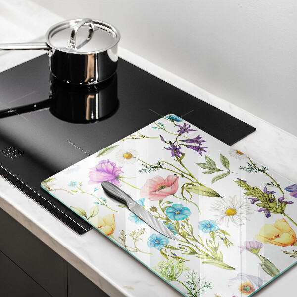Cutting board Flowers illustration