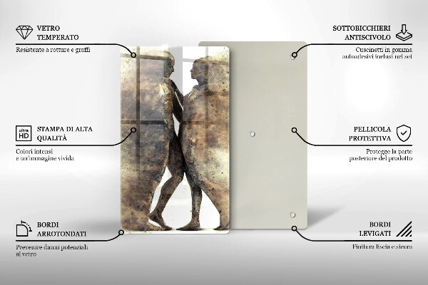 Cutting board Bodies of people in love