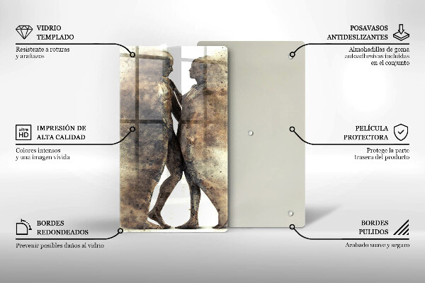 Cutting board Bodies of people in love