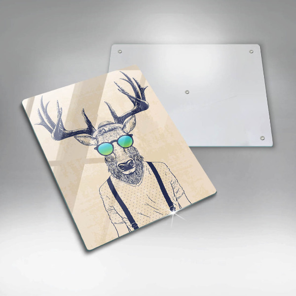 Cutting board Illustration Man Jeleń