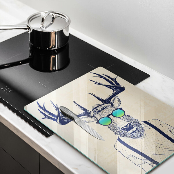 Cutting board Illustration Man Jeleń