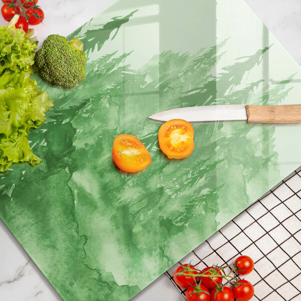 Cutting board Painted forest