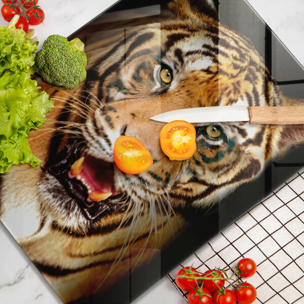 Cutting board Wild animal tiger