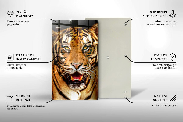 Cutting board Wild animal tiger