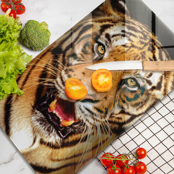 Cutting board Wild animal tiger