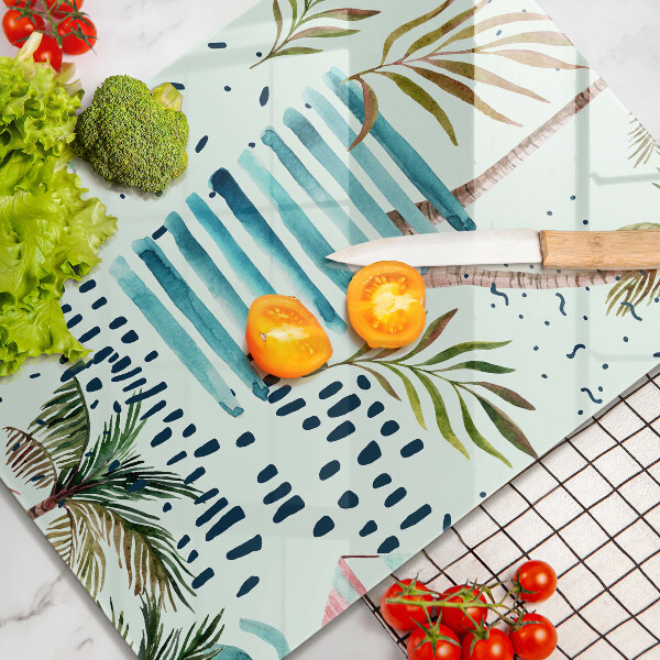 Glass worktop saver Holiday illustrations