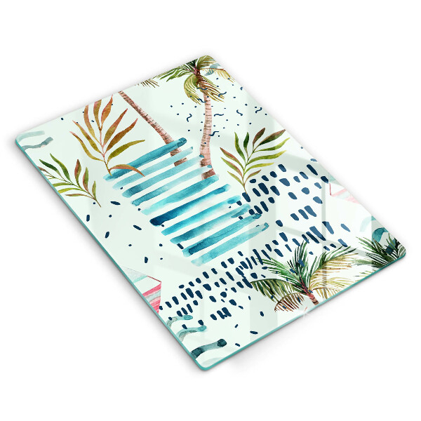 Glass worktop saver Holiday illustrations