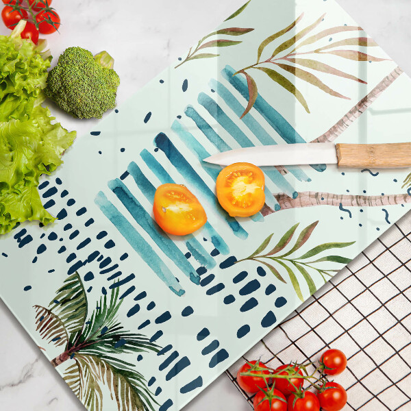 Glass worktop saver Holiday illustrations