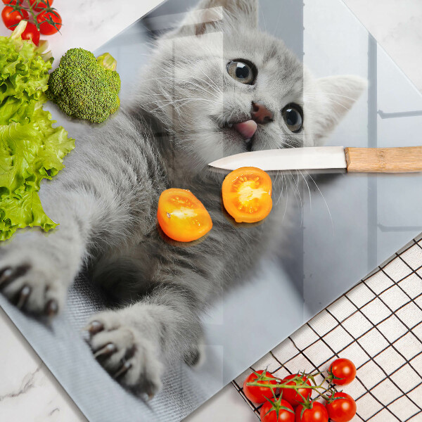 Cutting board Little cute kitty