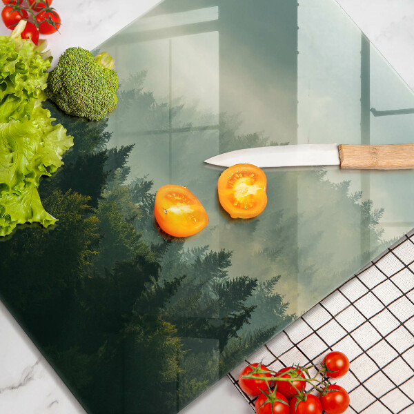 Cutting board Landscape view of the forest