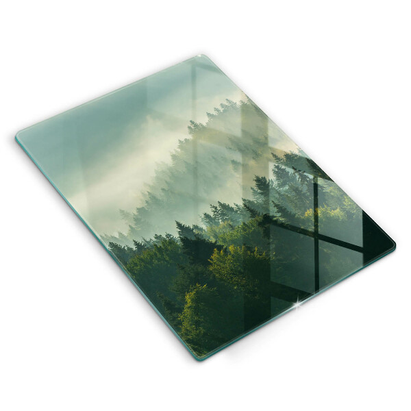 Cutting board Landscape view of the forest