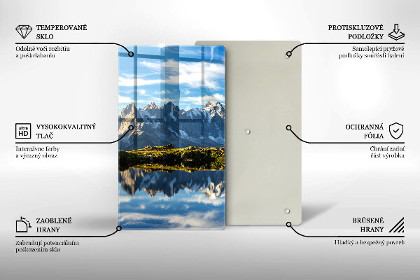 Cutting board Mountain landscape