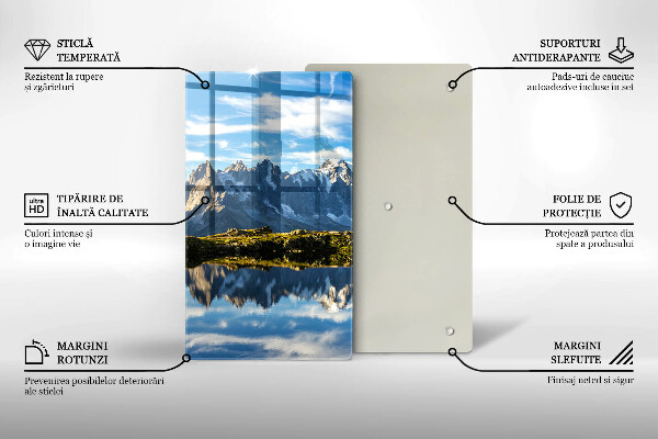 Cutting board Mountain landscape