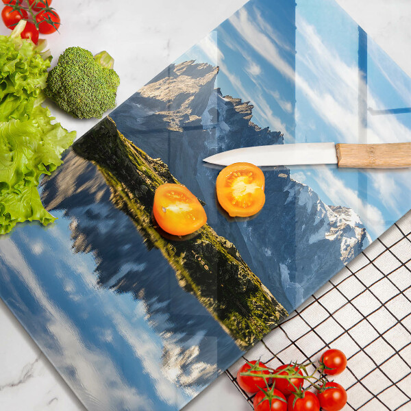 Cutting board Mountain landscape