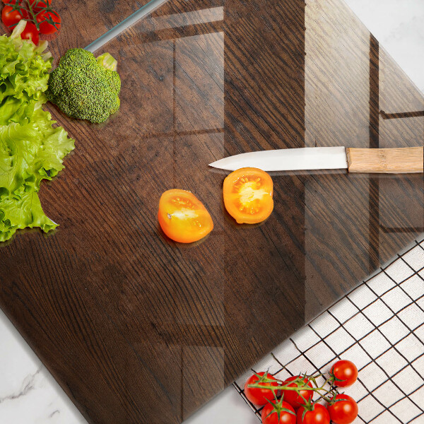 Chopping board Dark wood board