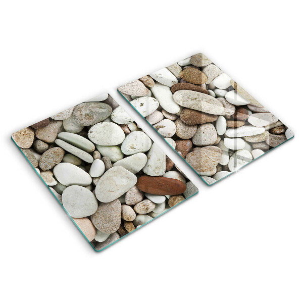 Chopping board Background small stones