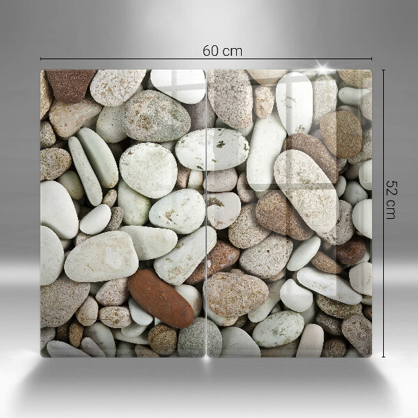Chopping board Background small stones