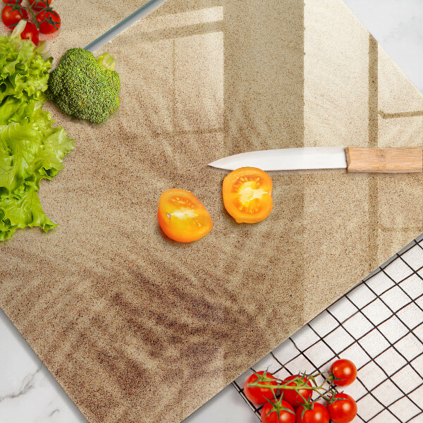 Chopping board Beach sand and holidays