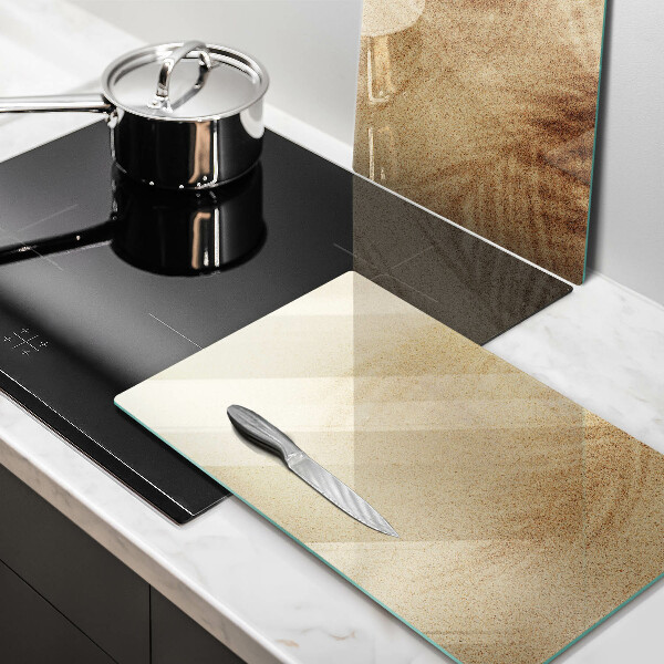 Chopping board Beach sand and holidays